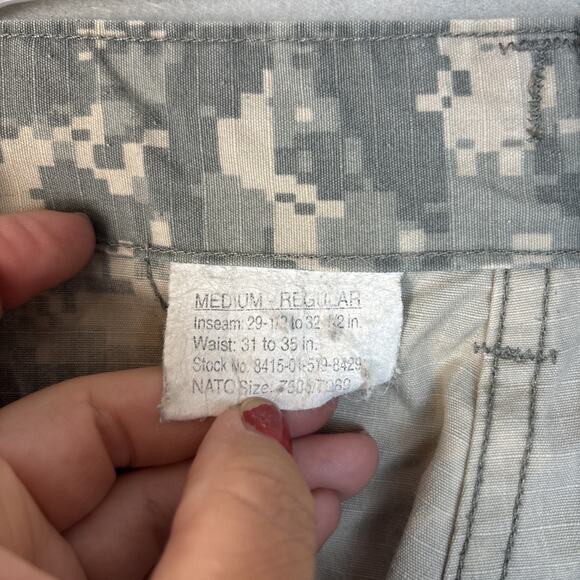 US Army ACU UCP Camo A2CU Combat Aircrew Aviation Flight Pants Trousers Medium - Picture 10 of 12